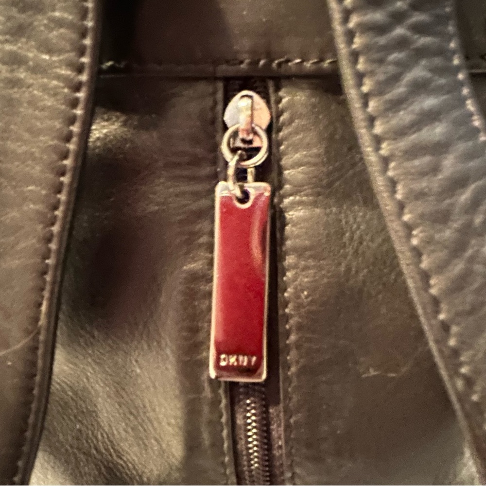 Dkny Black Leather Backpack Gem